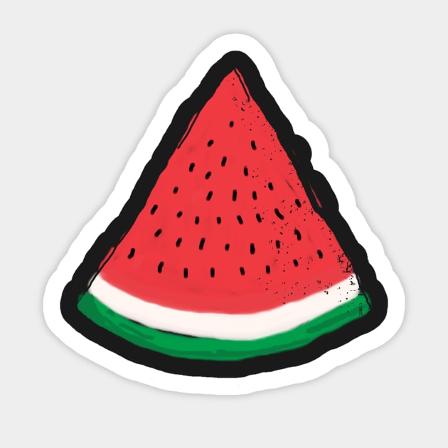 Watermelon Palestine Sticker by massingso